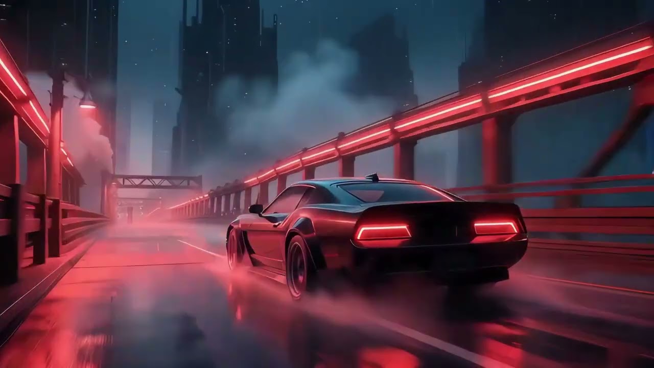 Redline Phantom — Cyber Drift Through the Wet City