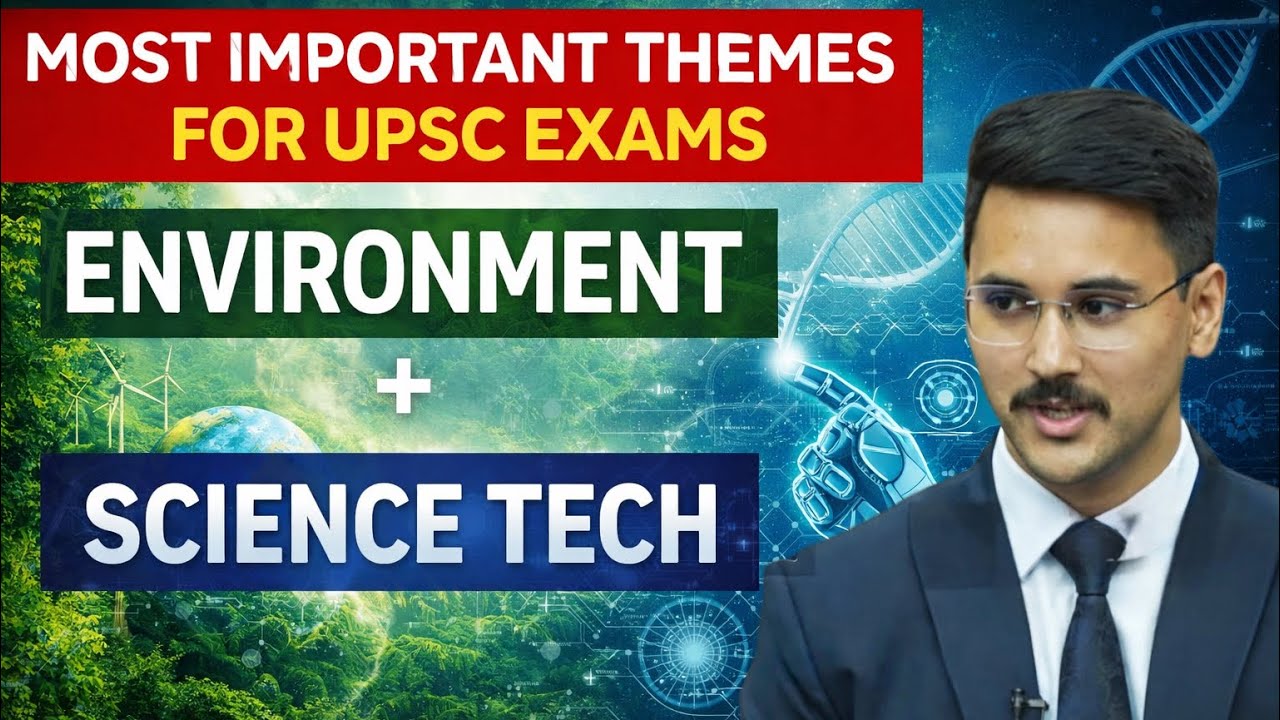 Most important topics of Environment and Science Tech for UPSC PRELIMS