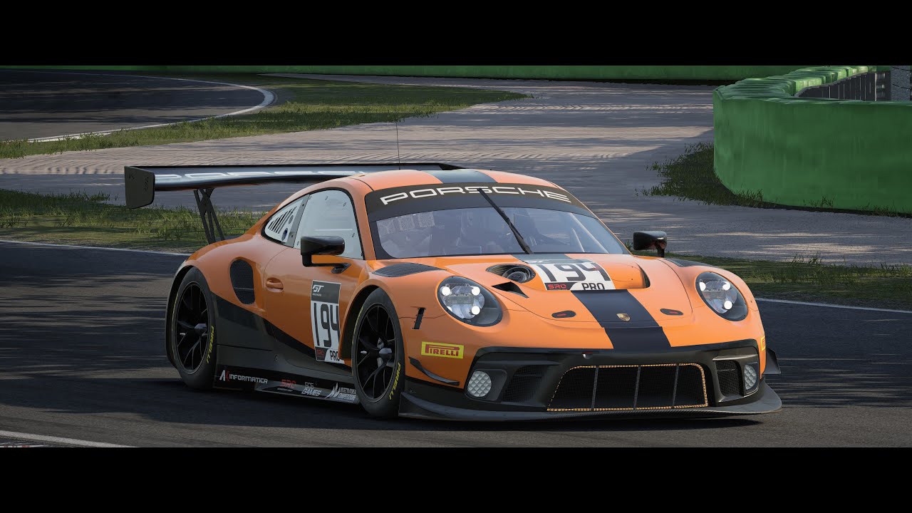 Assetto Corsa Competizione REPLAY / TV Mode / Monza Porsche 911 GT3R / AI@96 AGG@92