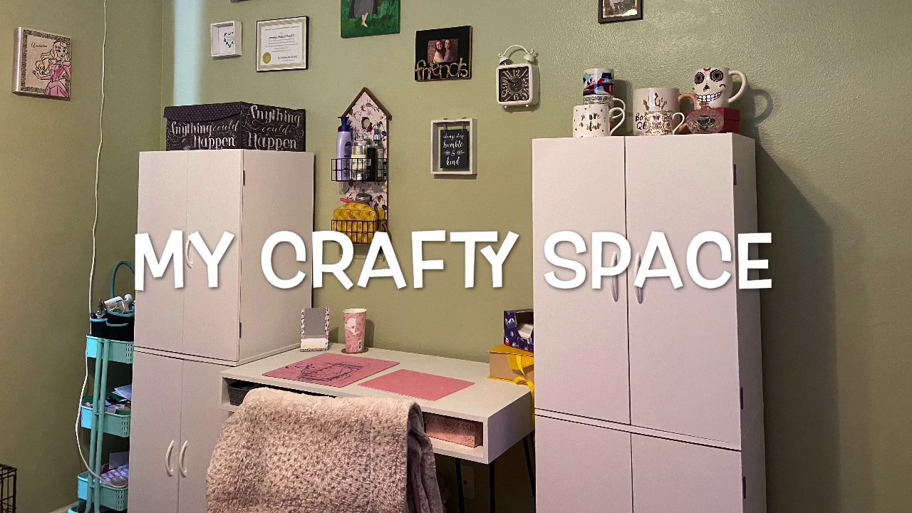 Craft Space Transformation and TOUR | Bedroom And Crafting In One