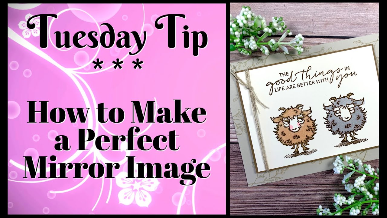 How to Stamp a Perfect Mirror Image