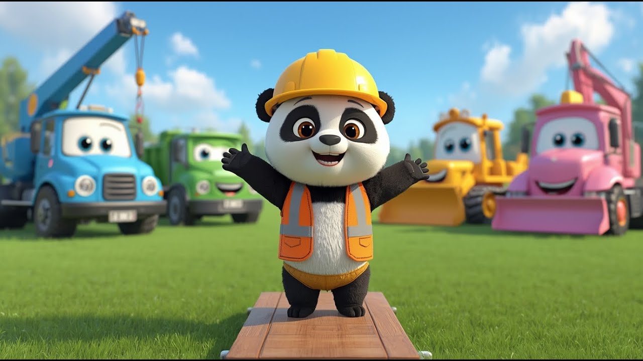 Construction Trucks Are Here to Help 🚧 | Excavator, Crane Truck & Dump Truck | Fun Nursery Rhymes