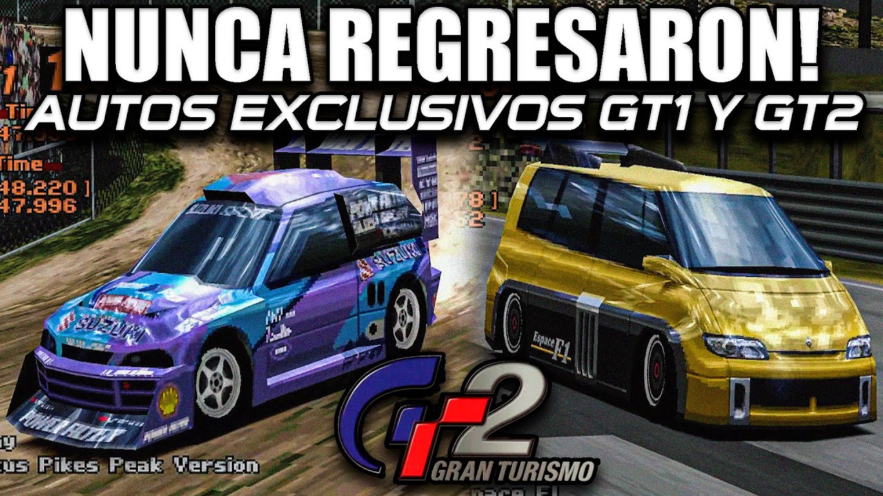 AUTOS Que NUNCA REGRESARON a GRAN TURISMO | ERA PS1 GT1 - GT2