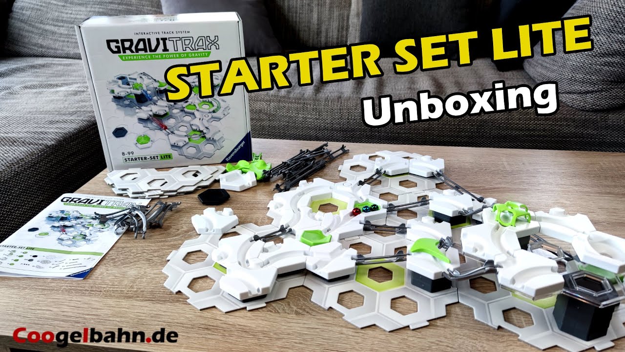 GraviTrax Starter Set Lite ausgepackt und ausprobiert :: Coole kleine Grundplatten | coogelbahn.de