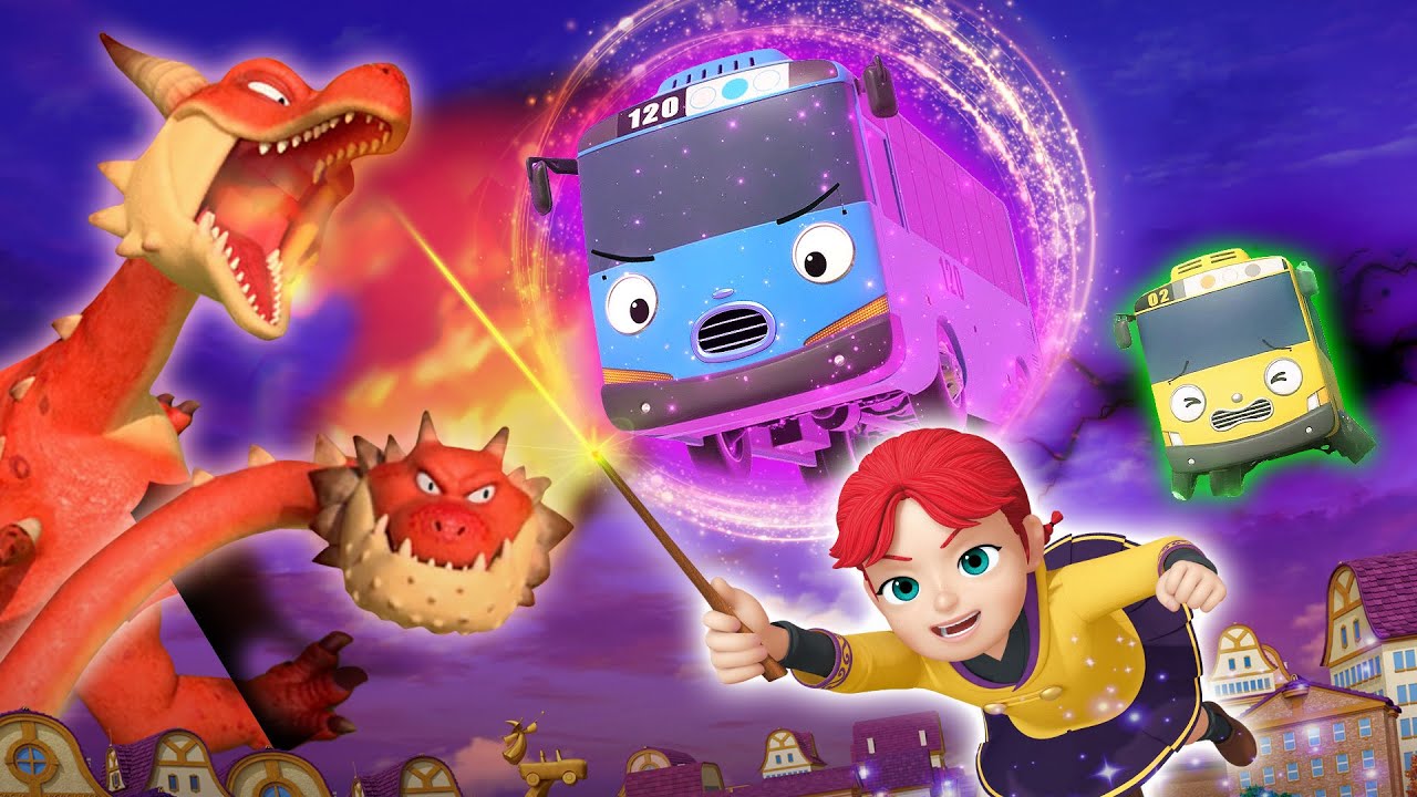 Kartun anak | Tayo dan Penyihir Kecil | Tayo Bahasa Indonesia | ICONIX Kids