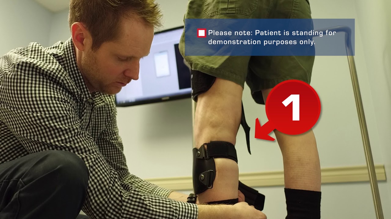 Knee brace fitting guide - Neutralizer OA