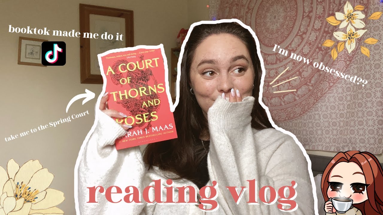 🌼 i read acotar for the first time and this is what happened 📖 reading vlog