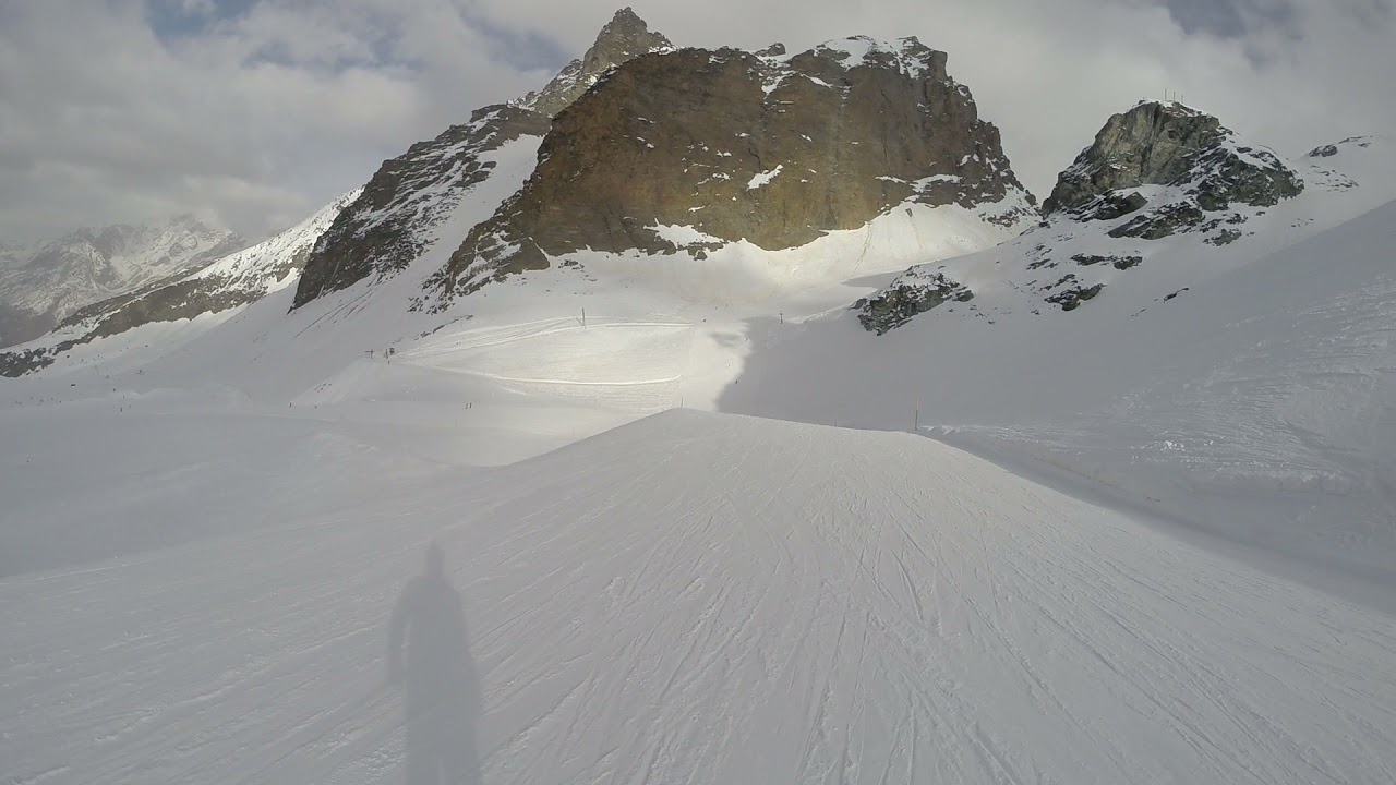 Abfahrt Mittelallalin - Saas-Fee