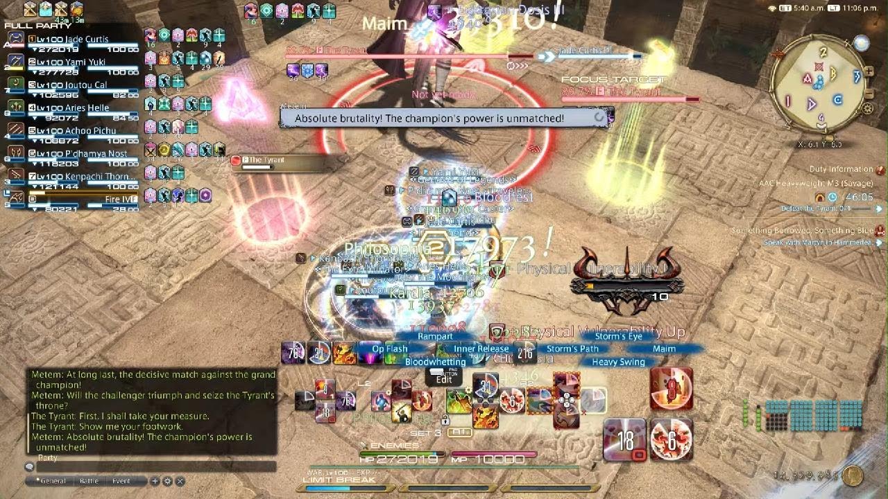 M11S clear WAR POV. Sorry healers