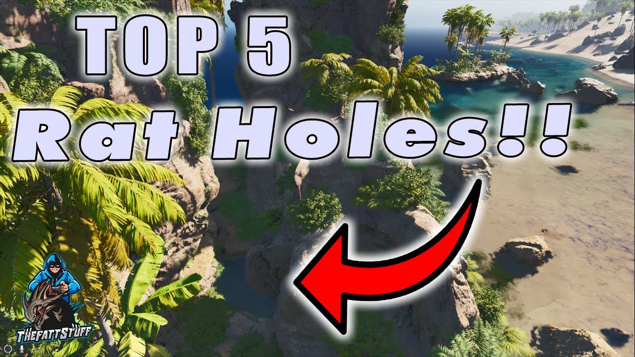 Ark Ascended Top 5 NEW Ratholes & Hidden Base Locations!!