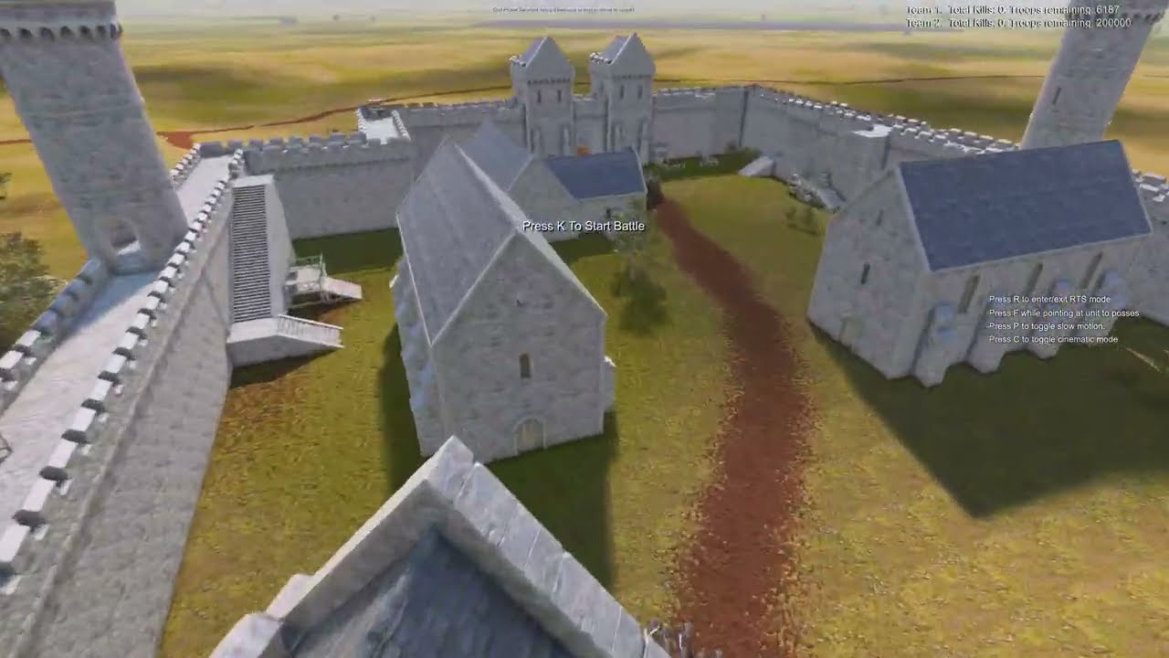 French Soldiers and Jedi protect the castle from 200,000 Orcs and Zombies! will help arrive?| UEBS 2
