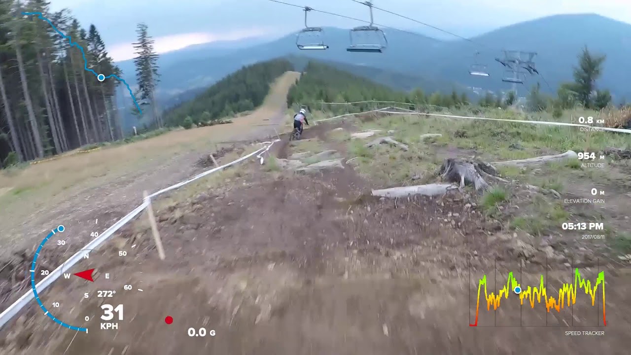 Czech Downhill Tour 2017 - MČR KOUTY Filip Dankanič