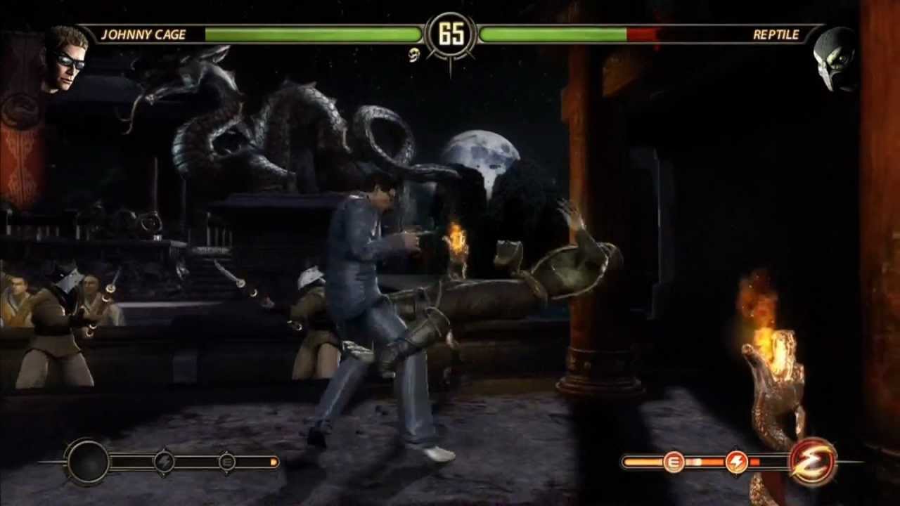 Mortal Kombat 9 Story: Round 1: Nut Punching, Johnny Cage Style