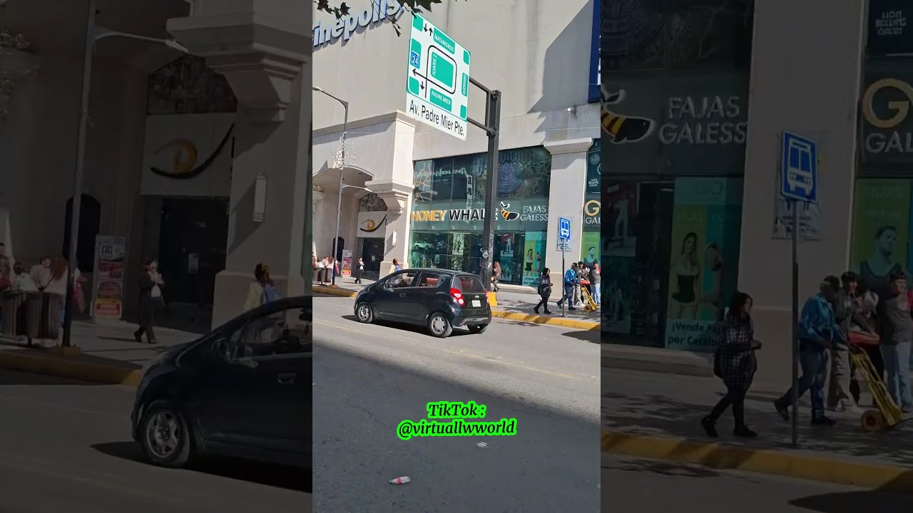 una bonita tarde en el centro de Monterrey, Nuevo León, México 😎.