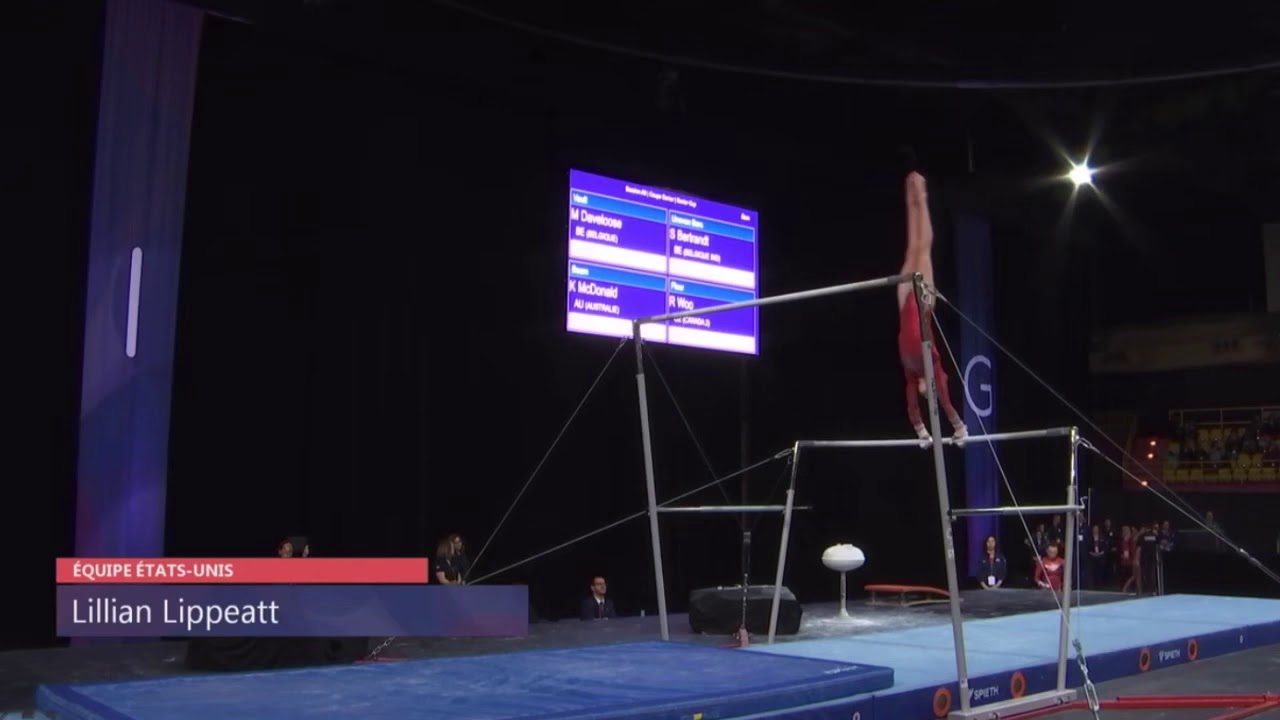 Lily Lippeatt USA Bars International Gymnix Team/AA 2020