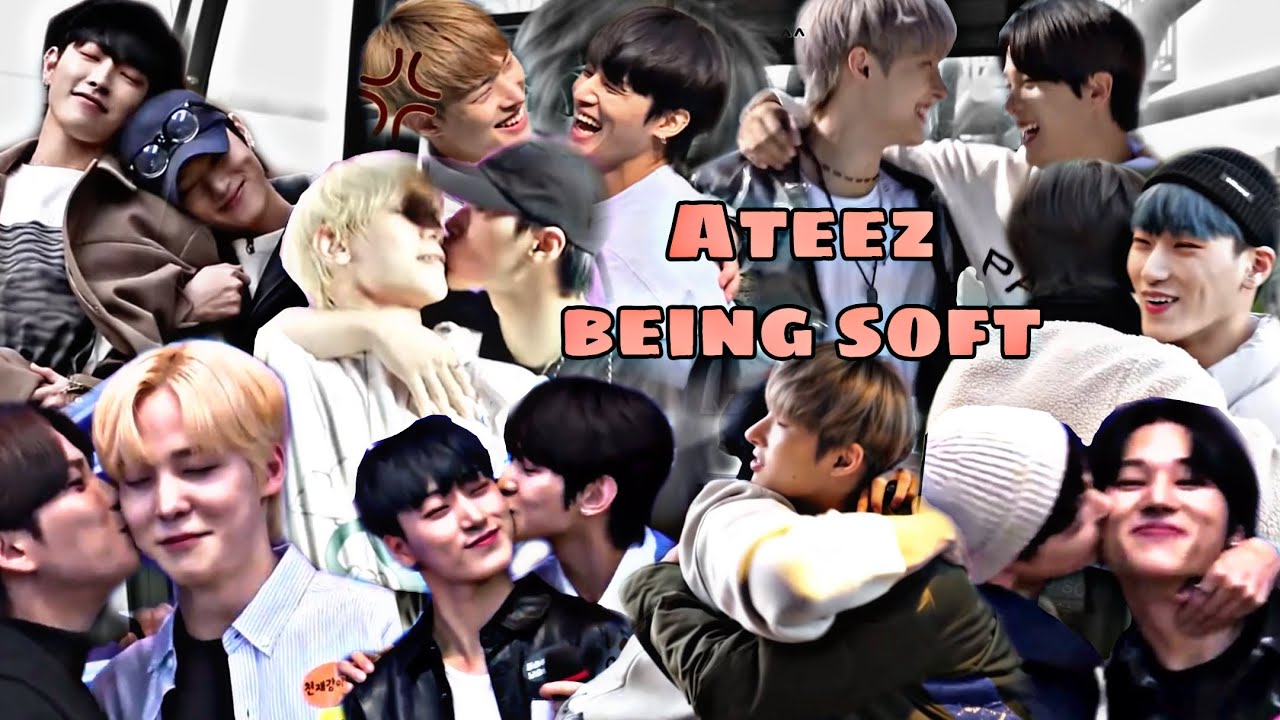 ATEEZ being soft for each other