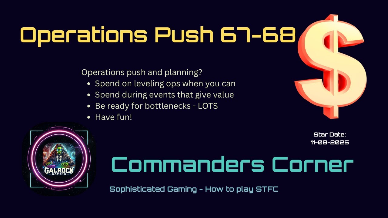 5  Ways I Push STFC OPS Progress