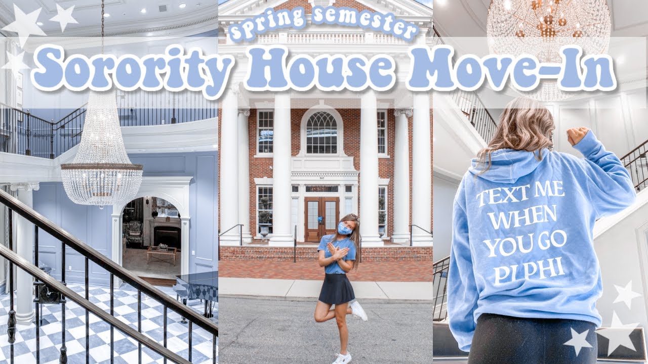 Moving Into My Sorority House | Spring Semester + Pack With Me | The University of Alabama