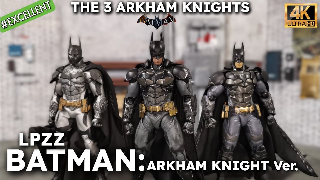 LPZZ Batman Arkham Knight 1/12 action figure Unboxing, REVIEW & Comparison #dc #batman #arkhamknight
