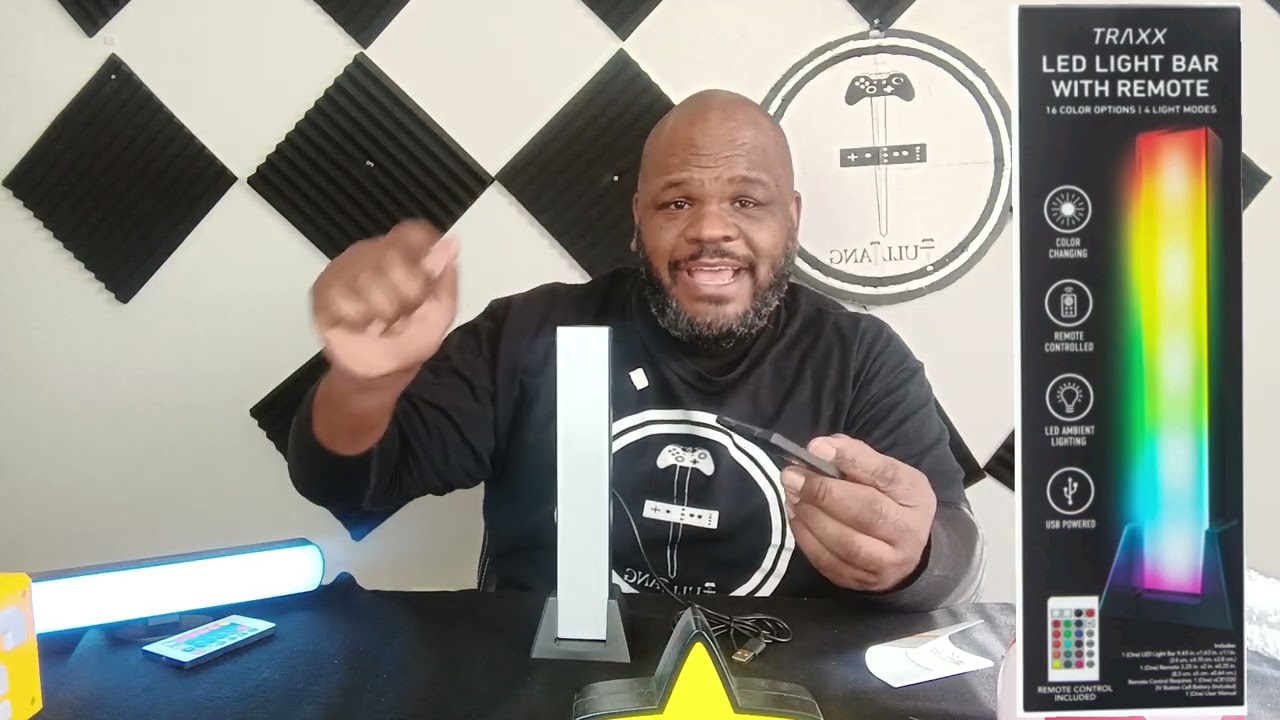 Five Below LED Light Bar with Remote!! Full Tang Show