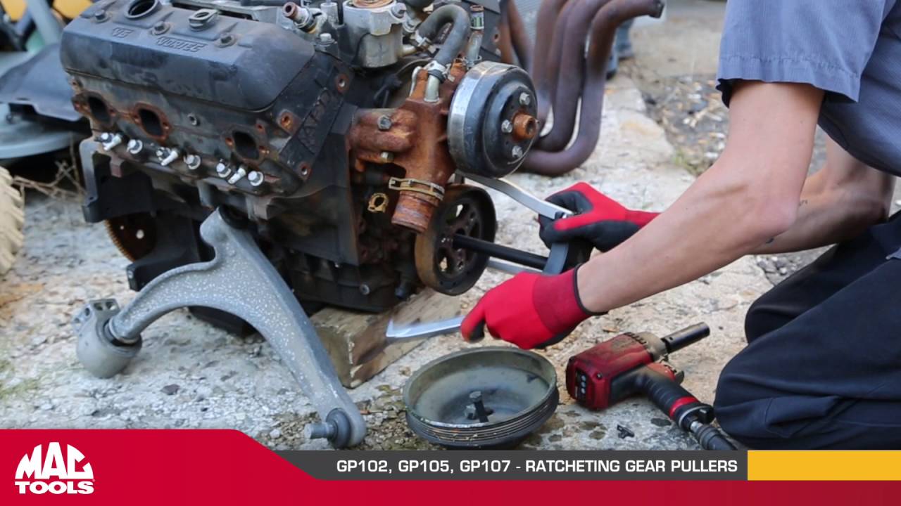 Mac Tools - GP102, GP105 and GP107 - Ratcheting Gear Pullers