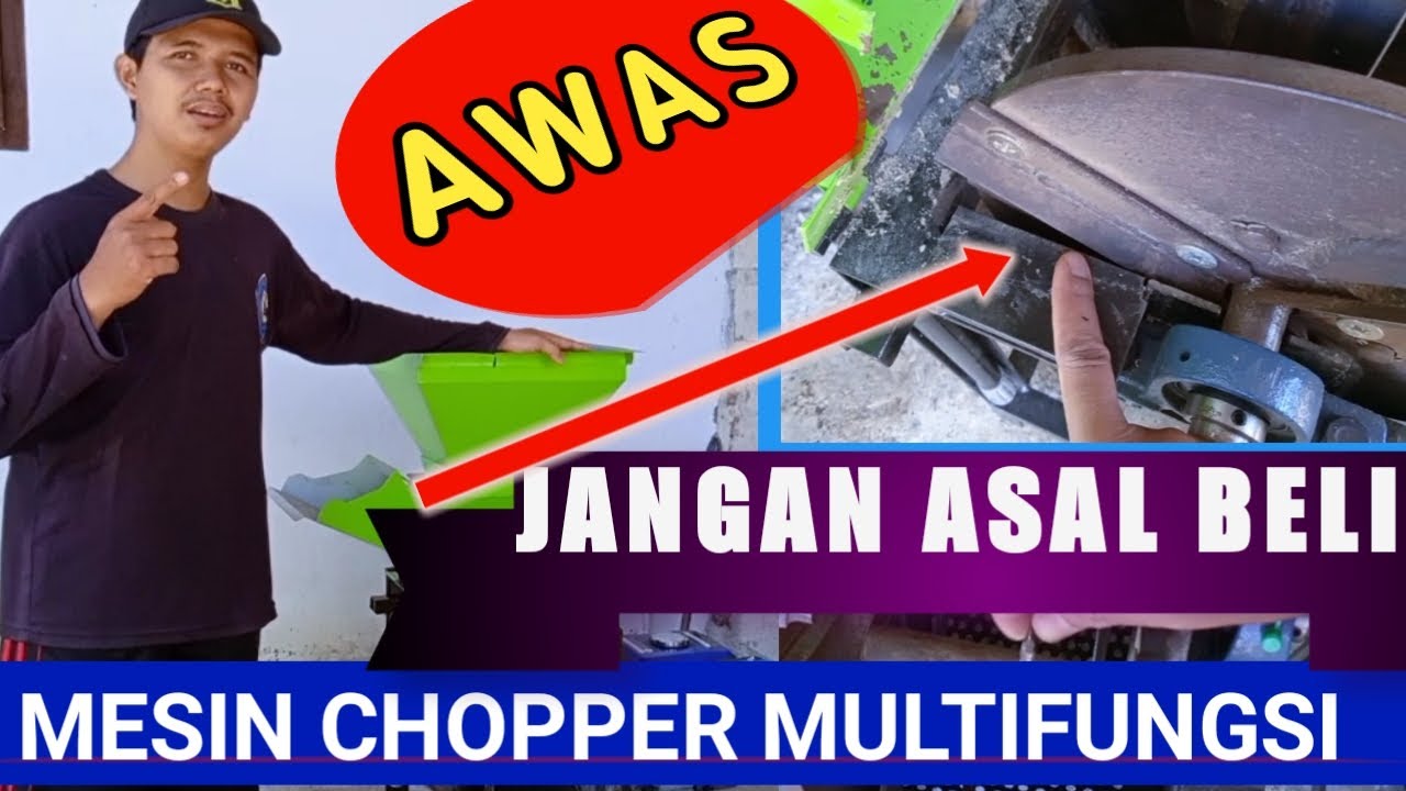 Review MESIN CHOPPER MULTIFUNGSI