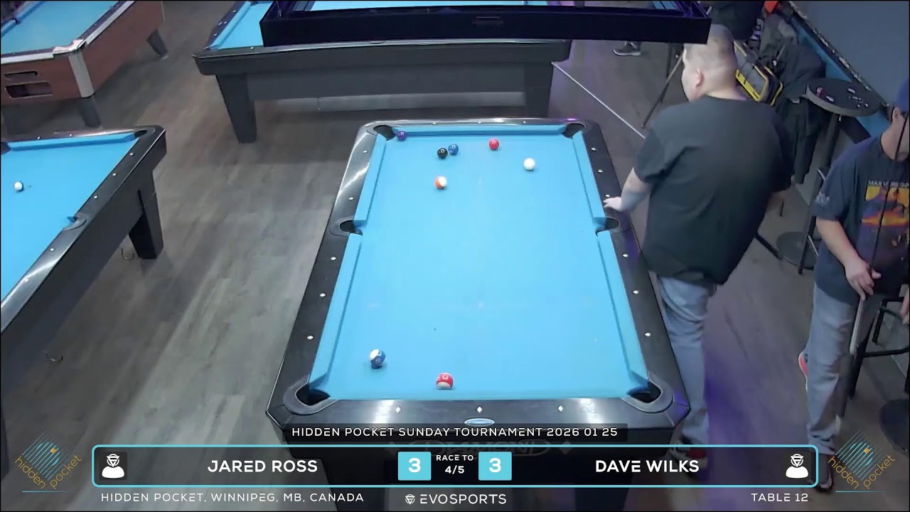 JARED ROSS vs DAVE WILKS - HIDDEN POCKET - TABLE 12 | EvoSports