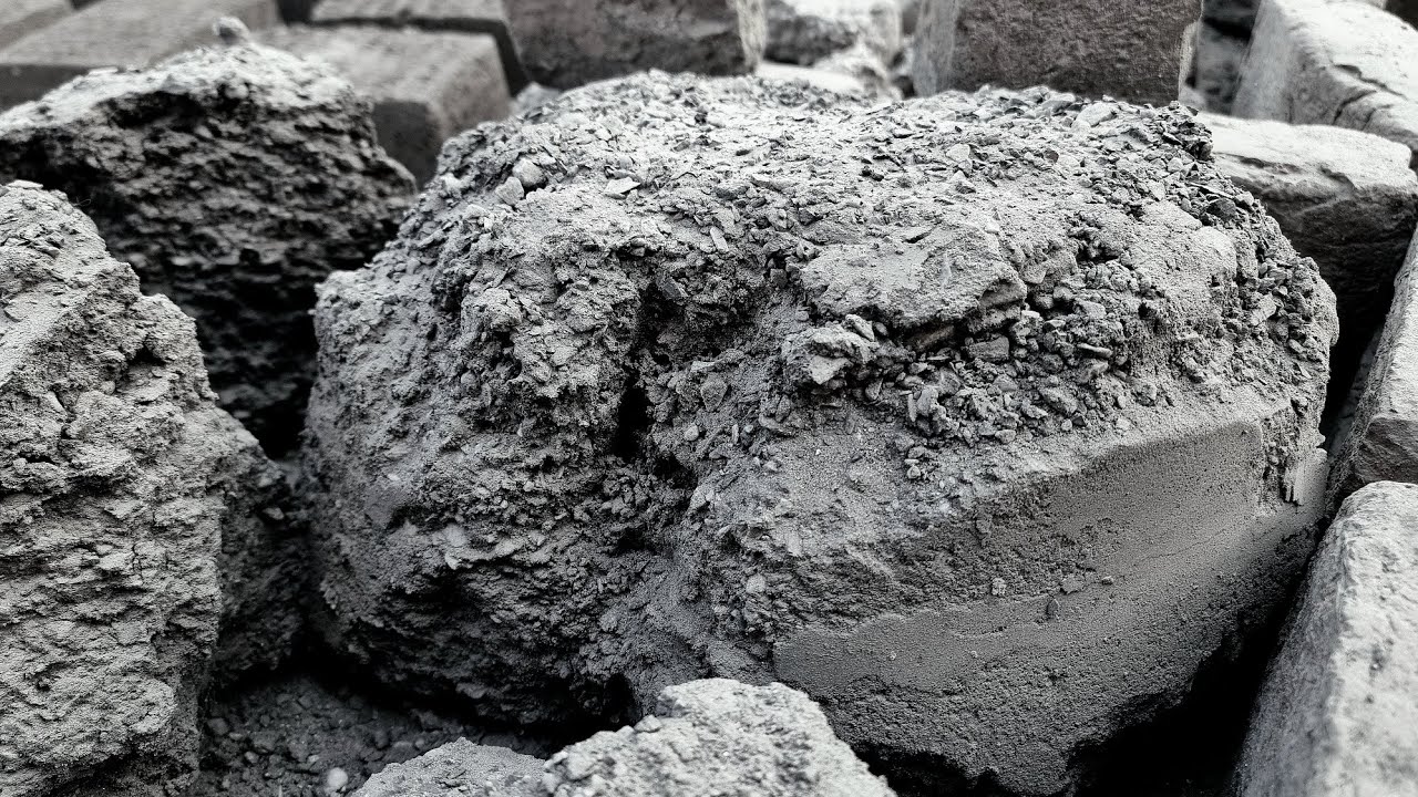 New Video Gritty Charcoal Floor Crumbling Satisfying ASMR 