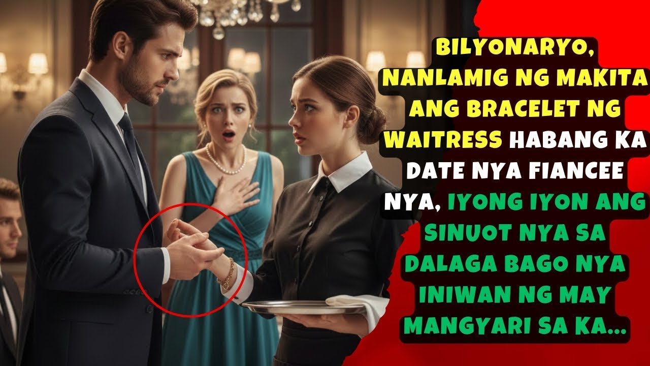 BILYONARYO,NANLAMIG NG MAKITA ANG BRACELET NG WAITRESS HABANG KADATE NYA FIANCEE NYA, IYONG IYON ANG