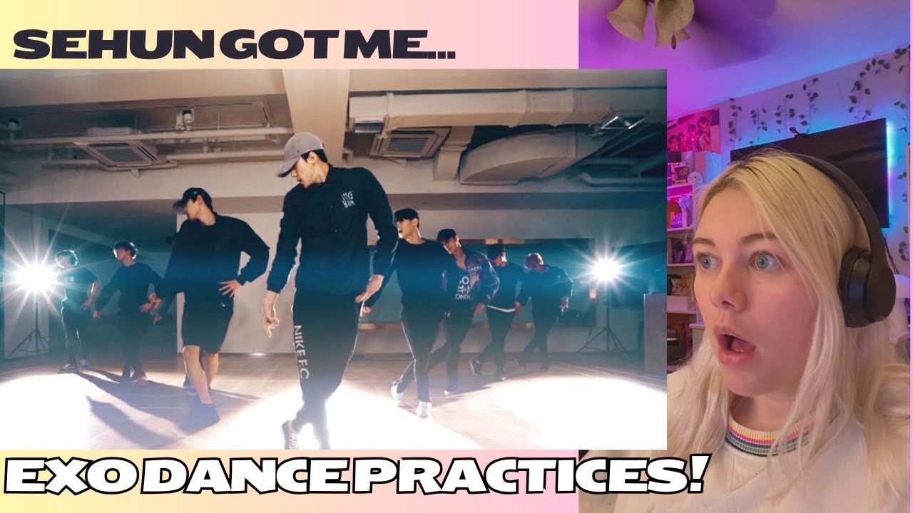 EXO DANCE PRACTICES REACTION! (monster & the eve)