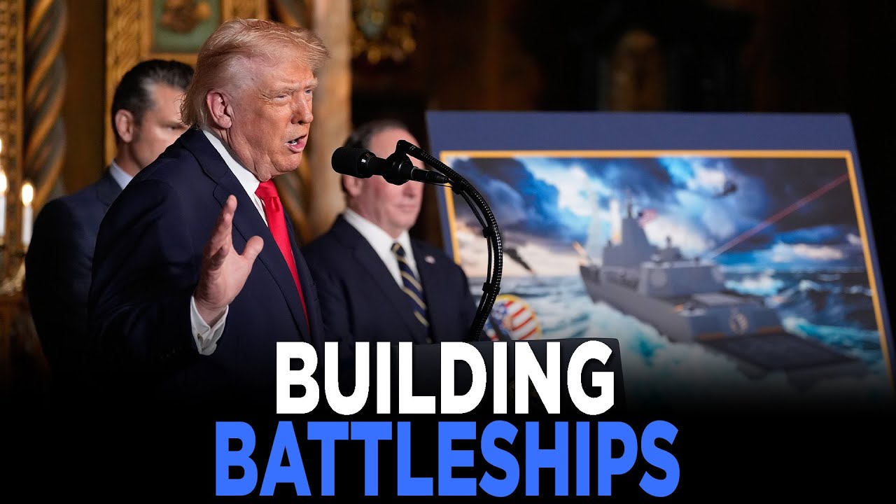 Trump Unveils USS Defiant, New Fleet Of 'Trump Class' US Navy Battleships | TRENDING
