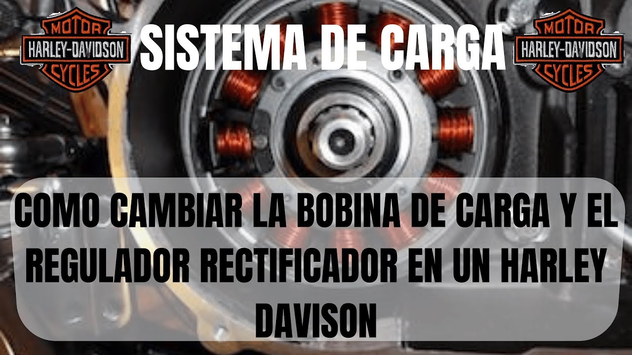 Como cambiar la Bobina de Carga y Regulador Rectificador En una Harley Davison 2006