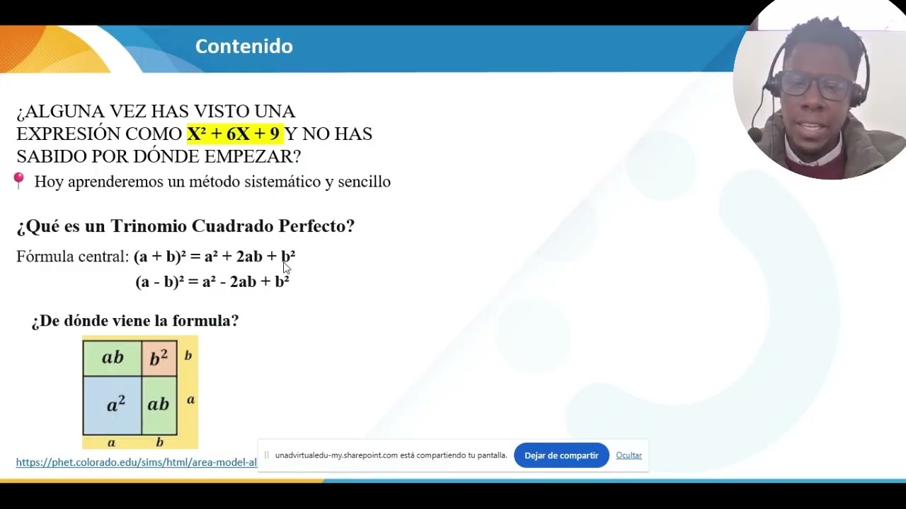 Trinomio cuadrado perfecto