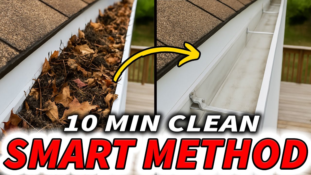 How I Clean Gutters in 10 Minutes!