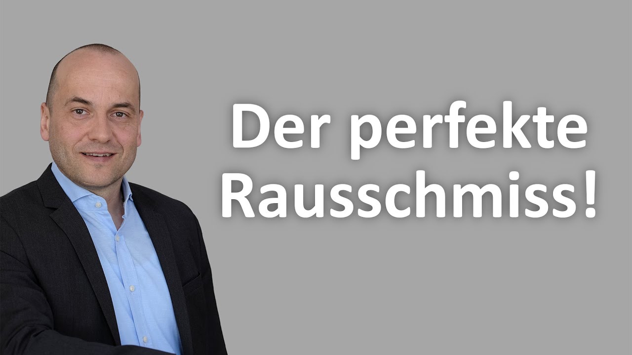 So werfen Sie richtig raus! Arbeitgeber schulen Führungskräfte für Trennungsgespräche!