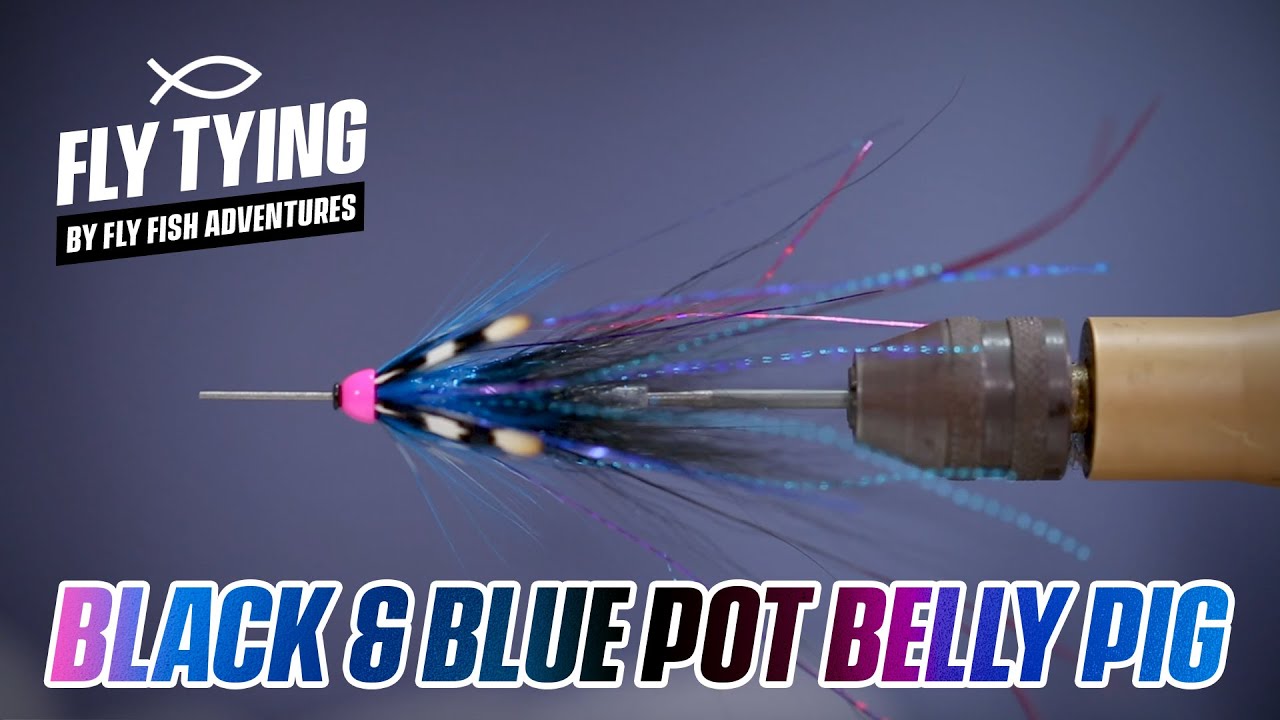 Black & Blue Pot Belly Pig Tube - By Stuart Foxall
