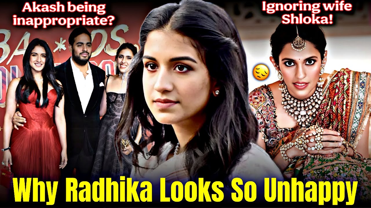 Radhika Merchant Can&rsquo;t Hide It! Uncomfortable Around Akash & Mukesh Ambani |