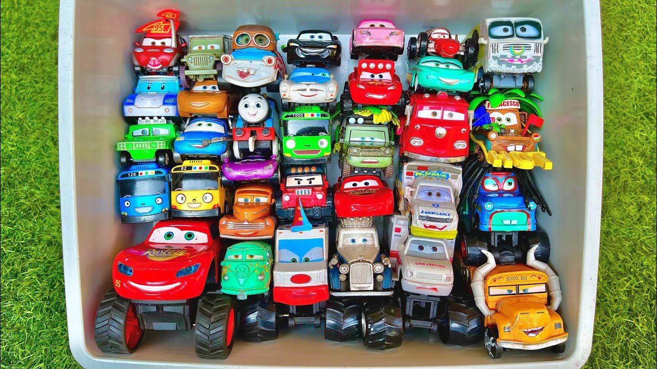 Disney Pixar Cars Unboxing Review | Lightning Mcqueen, Tow Mater, Doc Hudson, Sally Carrera, Cruz