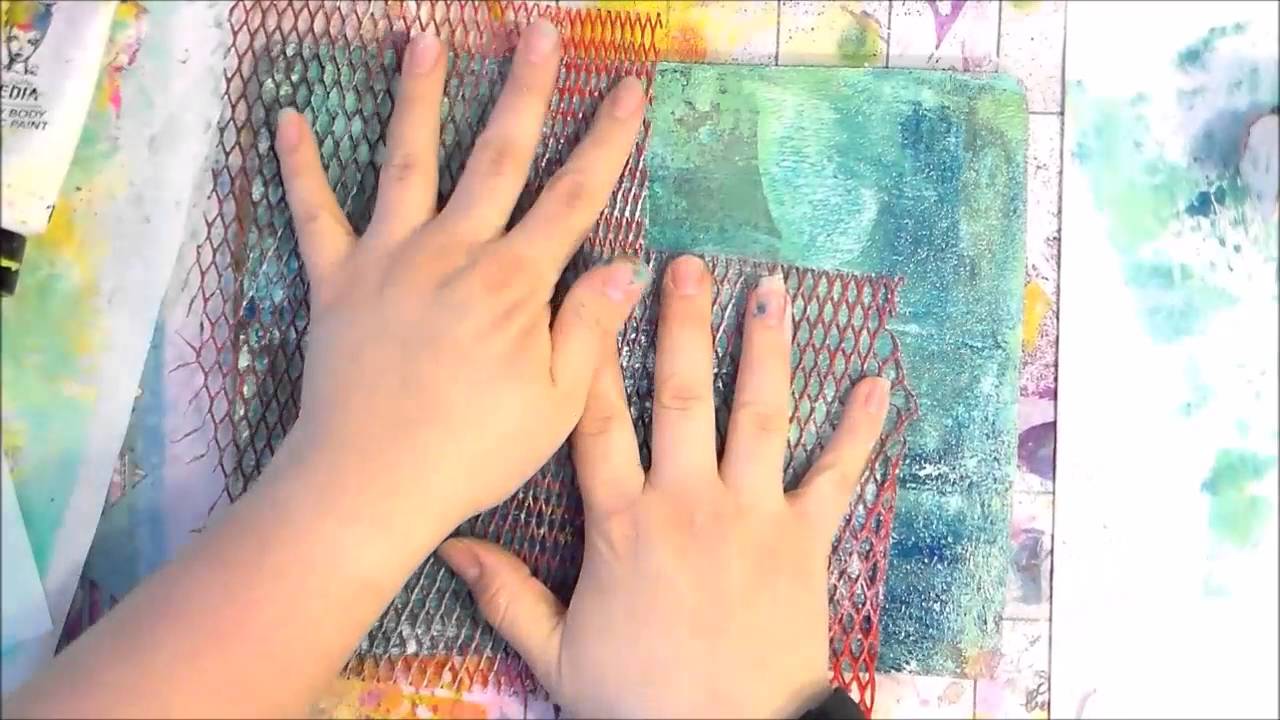Easy Background using Gelli Plate