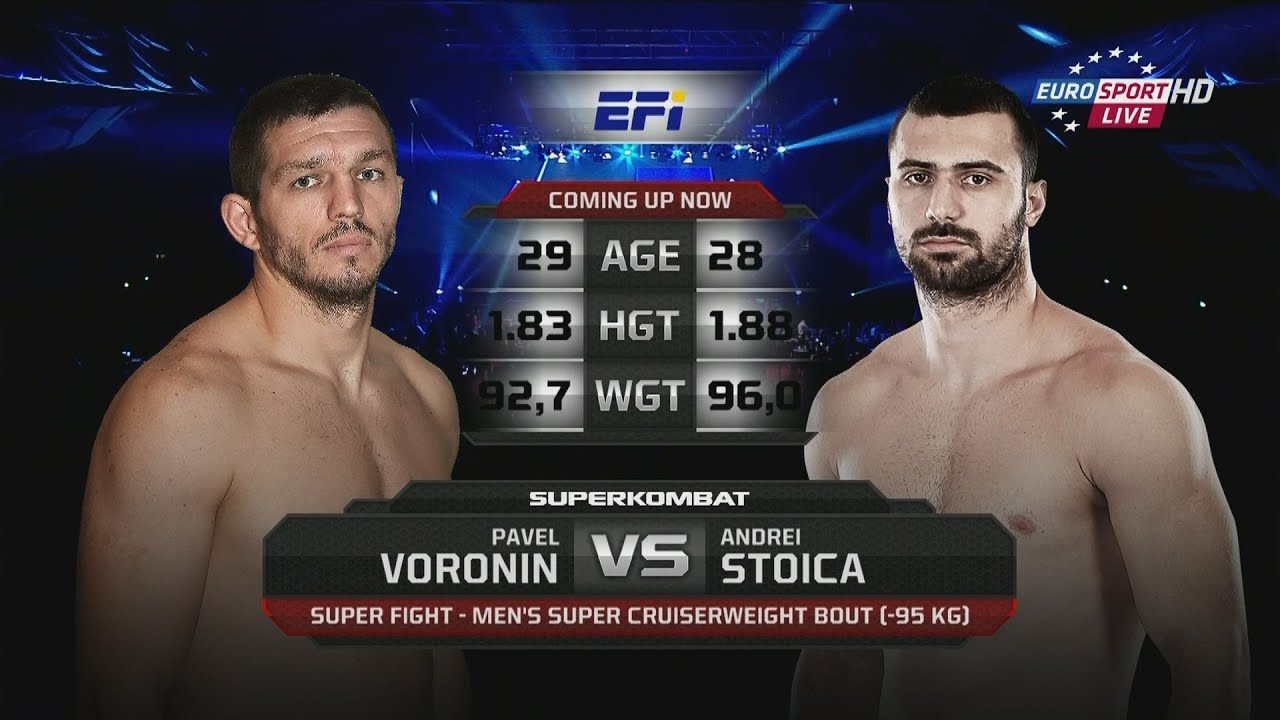 Andrei Stoica vs Pavel Voronin Superkombat Milan 02 October 2015