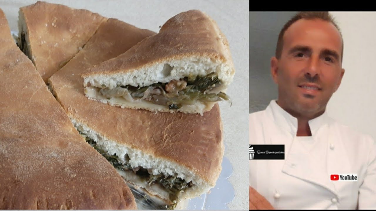Pizza di scarole napoletana spettacolare  #SimoneEspositoPasticciere #cucinanapoletana #pizza