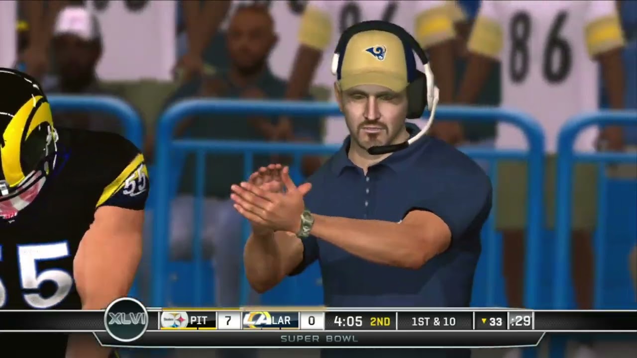 Reborn Sports Network Presentation -Madden 11 Mod yr 2 Super Bowl Rams V Steeler (Part 2/5)