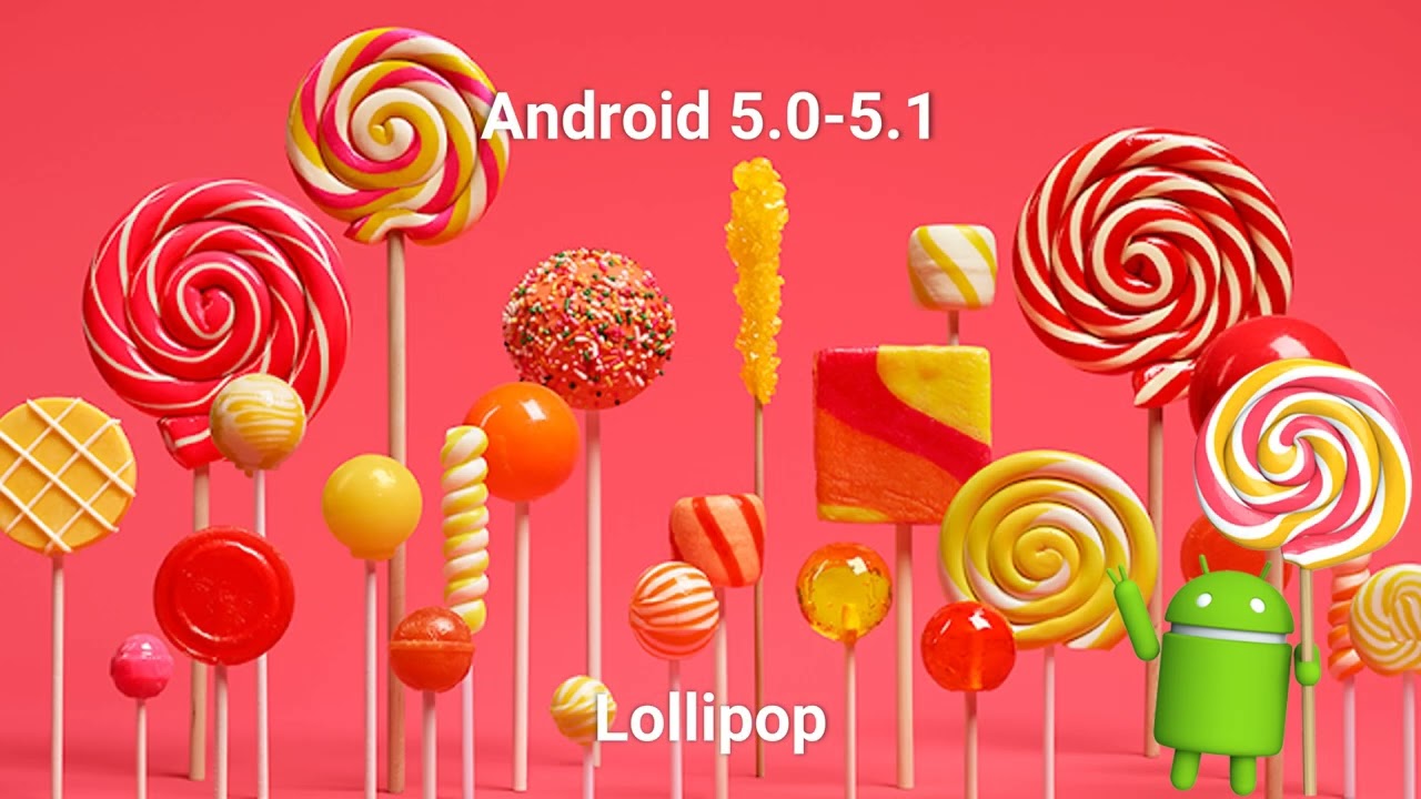 Android Desserts History (1.5 Cupcake - 9 Pie)