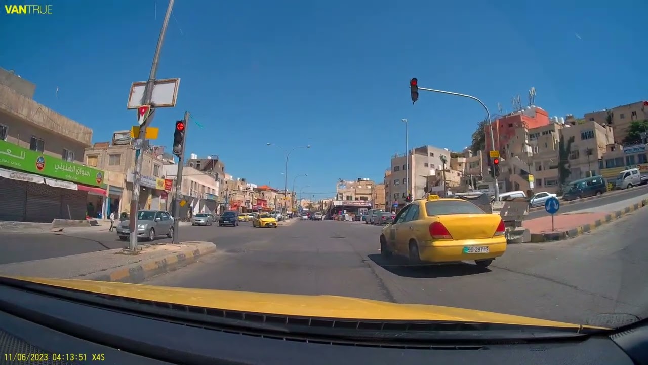 JORDAN - AMMAN - AJLOUN CASTLE - driving through northern JORDAN.