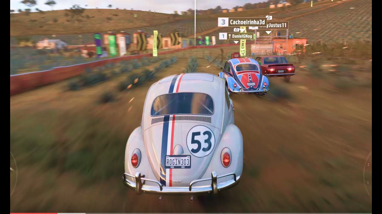 🚗 Fusca Herbie 🏁 Corrida MALUCA 🎮 Forza Horizon 5