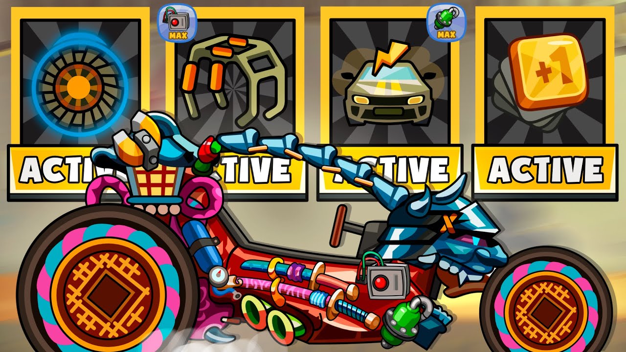MY IMPROVED ROTATOR! SPENT $5,000,000! HILL CLIMB RACING 2