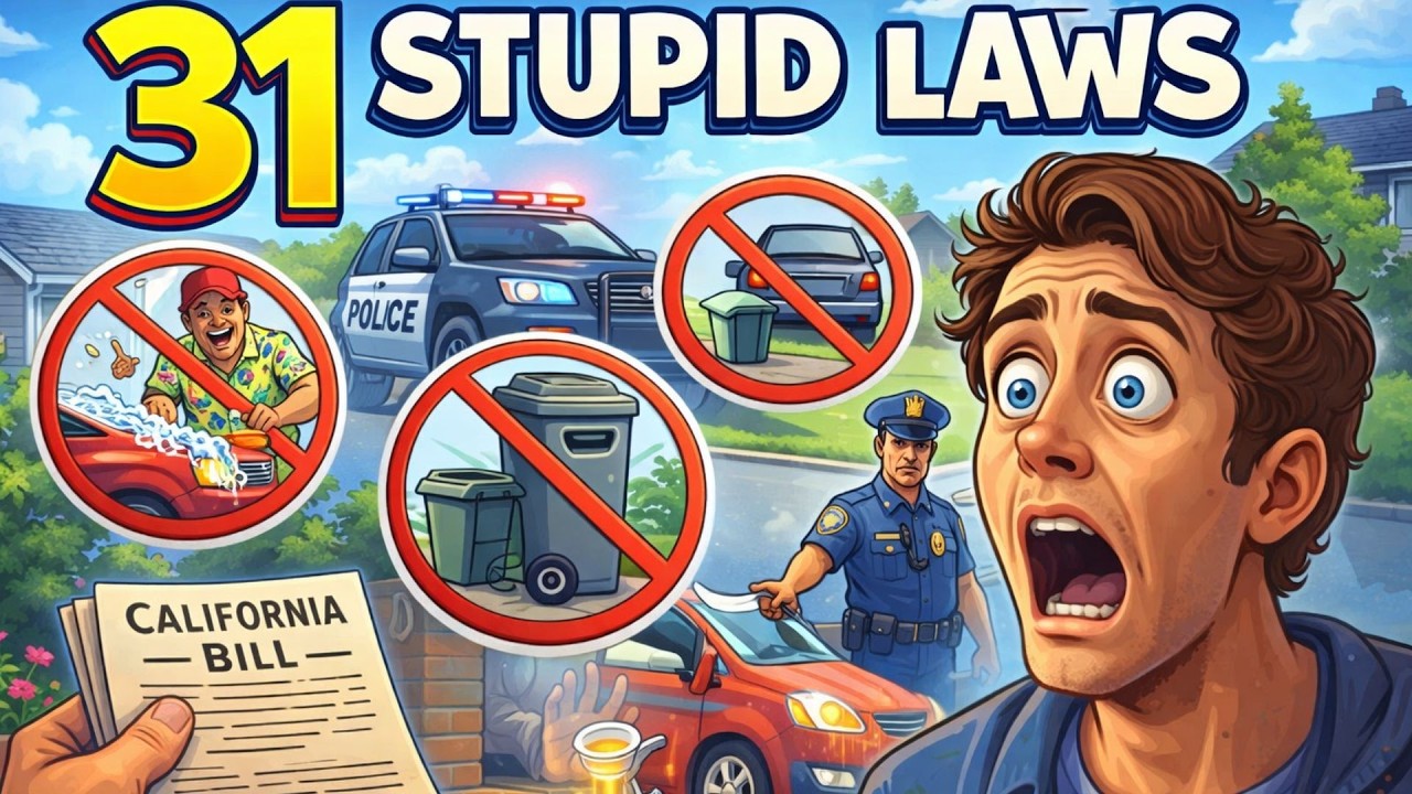 31 Stupid Laws You Can Break Without Leaving Your Driveway