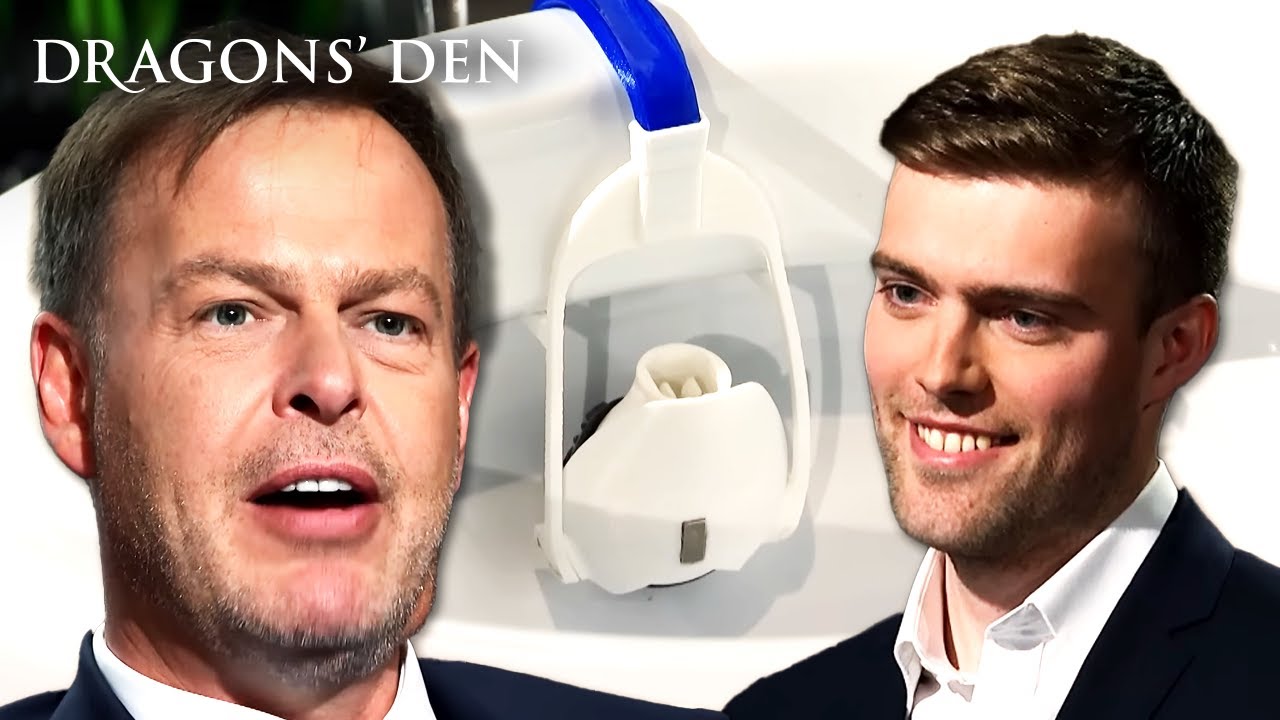 Introducing The Ultimate Self-Cleaning Toilet Brush Flush Brush! | Dragons' Den | Shark Tank Global