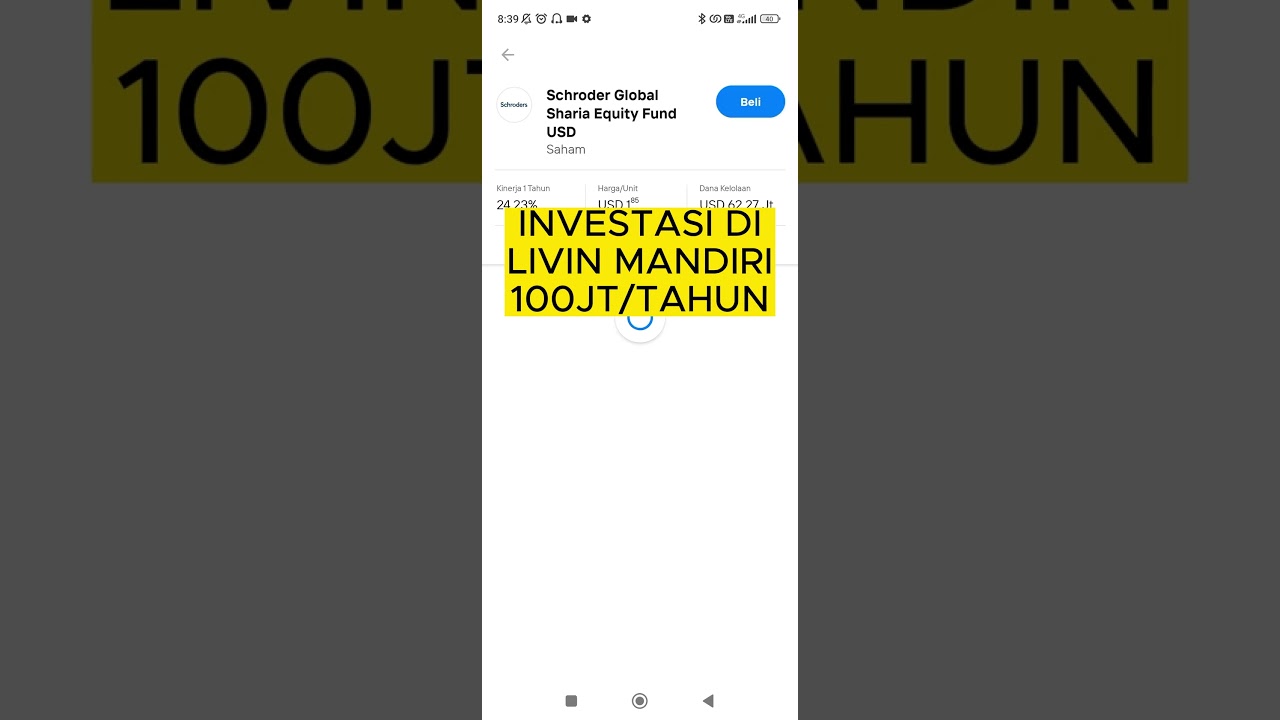 INVESTASI DI LIVIN MANDIRI CEPAT CUAN 