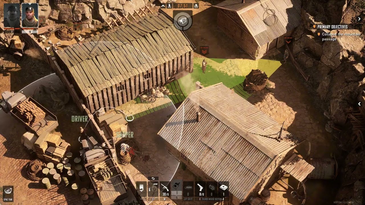Commandos Origins/ Shadows over Crete DLC Mission 2: The fastest way to complete a veteran mission